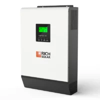 Hybrid Off-Grid Inverter | 2400W 24V 120A Output + 2.4kW Solar Input | 80A MPPT Charge Controller (Grid Feedback Optional)