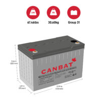 12V 100AH GEL BATTERY DIMENSIONS