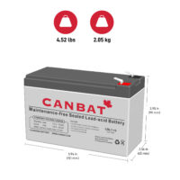 12V 7AH SLA BATTERY DIMENSIONS