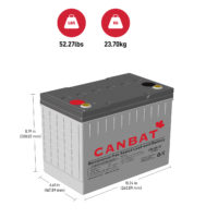 12V 85AH SLA BATTERY DIMENSIONS