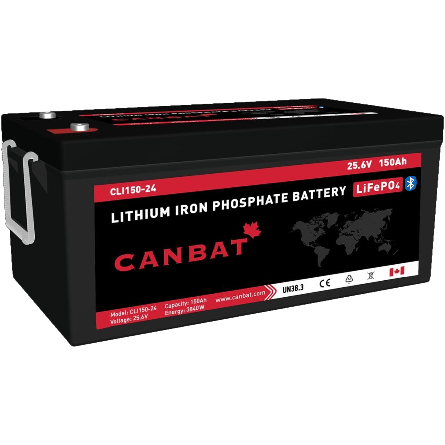 24V 150Ah Lithium Battery - LiFePO4 Canada - Free Shipping!