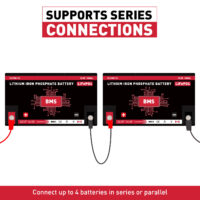 Canbat 12V 100Ah Lithium Battery Series Connection