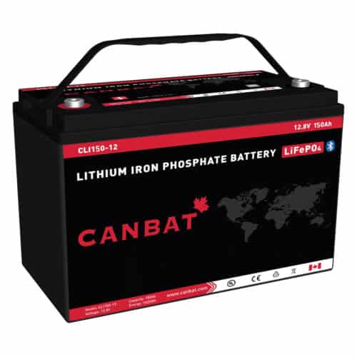12V 150AH LITHIUM BATTERY (LIFEPO4) Canadian made lithium batteries