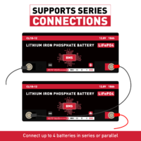 Canbat 12V 18Ah Lithium Battery Series Connection
