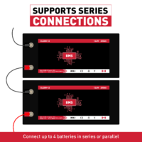 Canbat 12V 200Ah Lithium Battery Series Connection