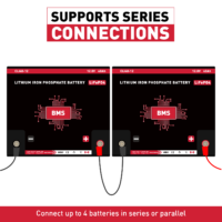 Canbat 12V 40Ah Lithium Battery Series Connection