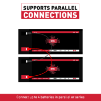 Canbat 9Ah 12V Lithium Battery Parallel Connection