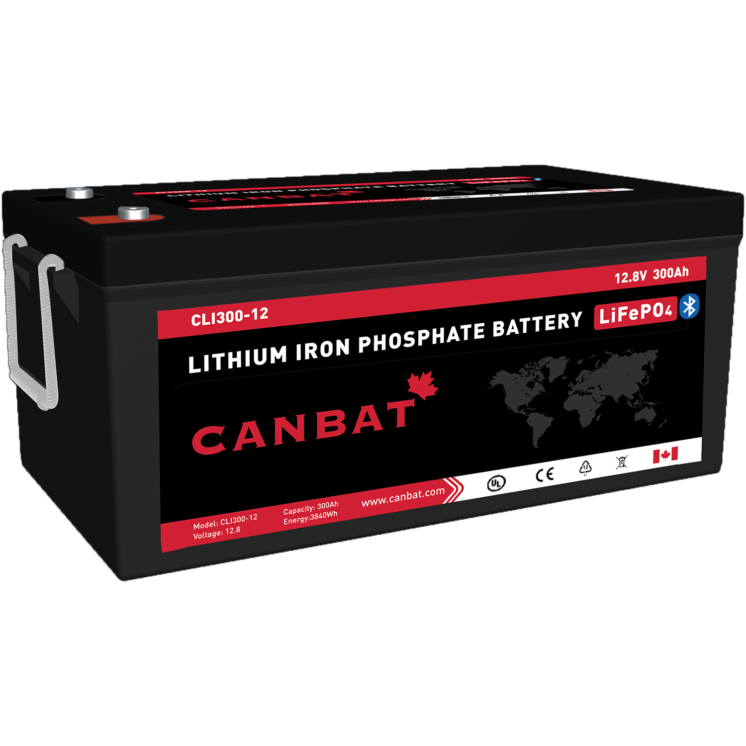 12V 300Ah Lithium Battery - LiFePO4 Canada - Free Shipping!