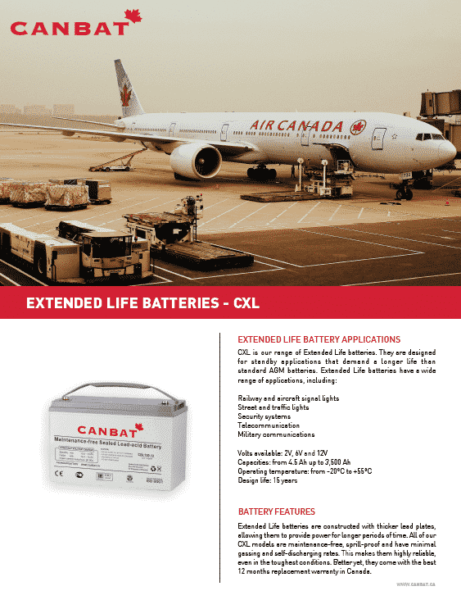 Extended Life Batteries