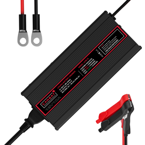 12V 10A LiFePO4 Battery Charger. 12V Lithium charger. Power cable, alligator clips and M8 eyelets included.