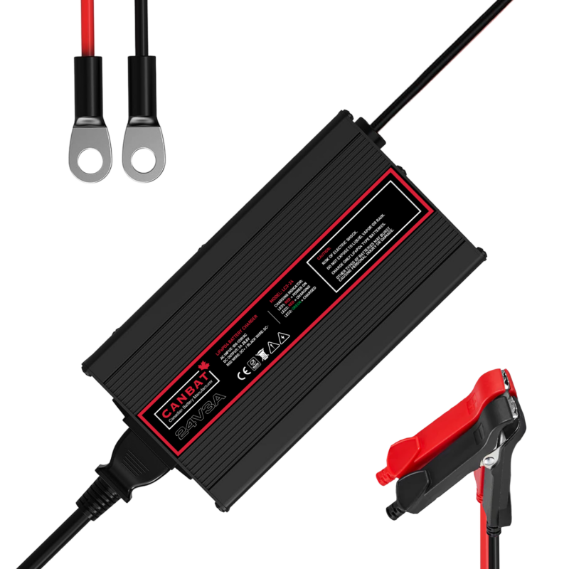 24V 3A Lithium Battery Charger LiFePO4