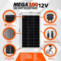 MEGA 100W Solar Panel Monocrystalline - Image 9