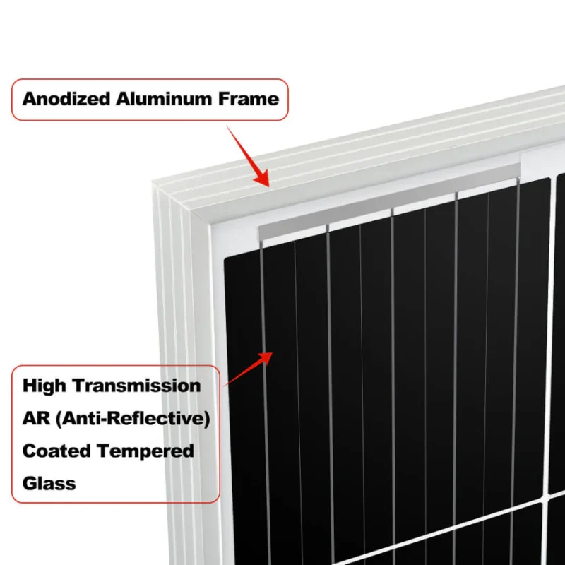 MEGA 200 Watt Monocrystalline Solar Panel - Image 4