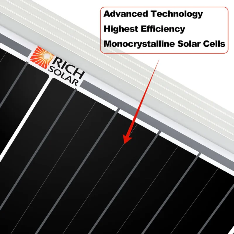 MEGA 200 Watt Monocrystalline Solar Panel - Image 3