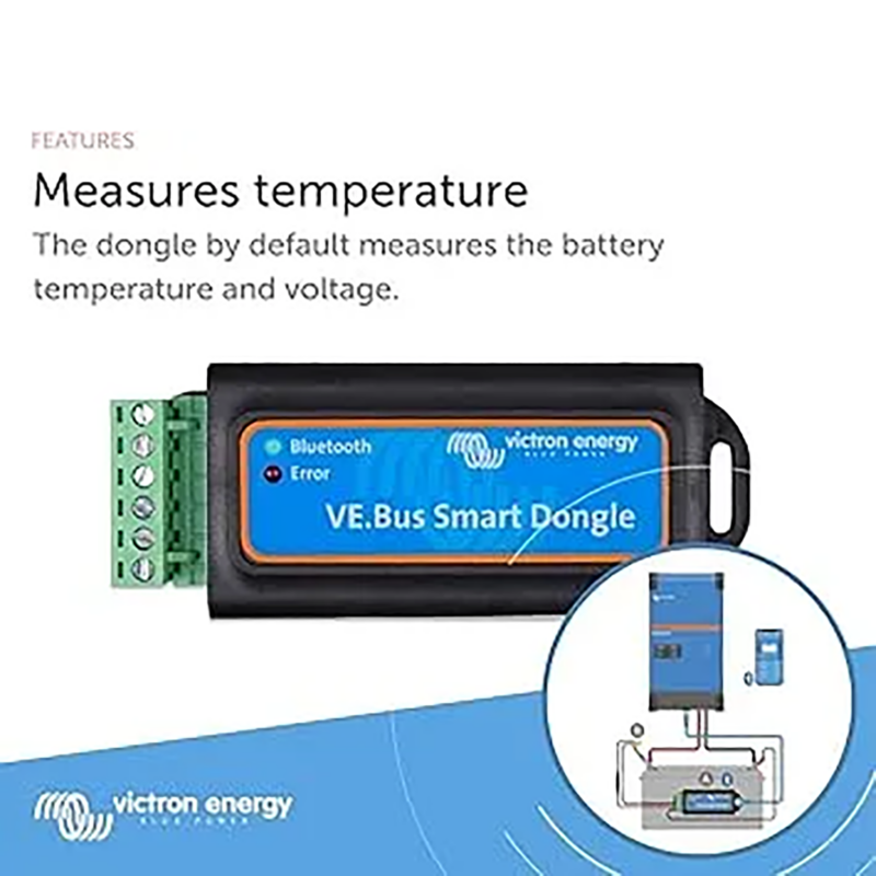 Measures temperature